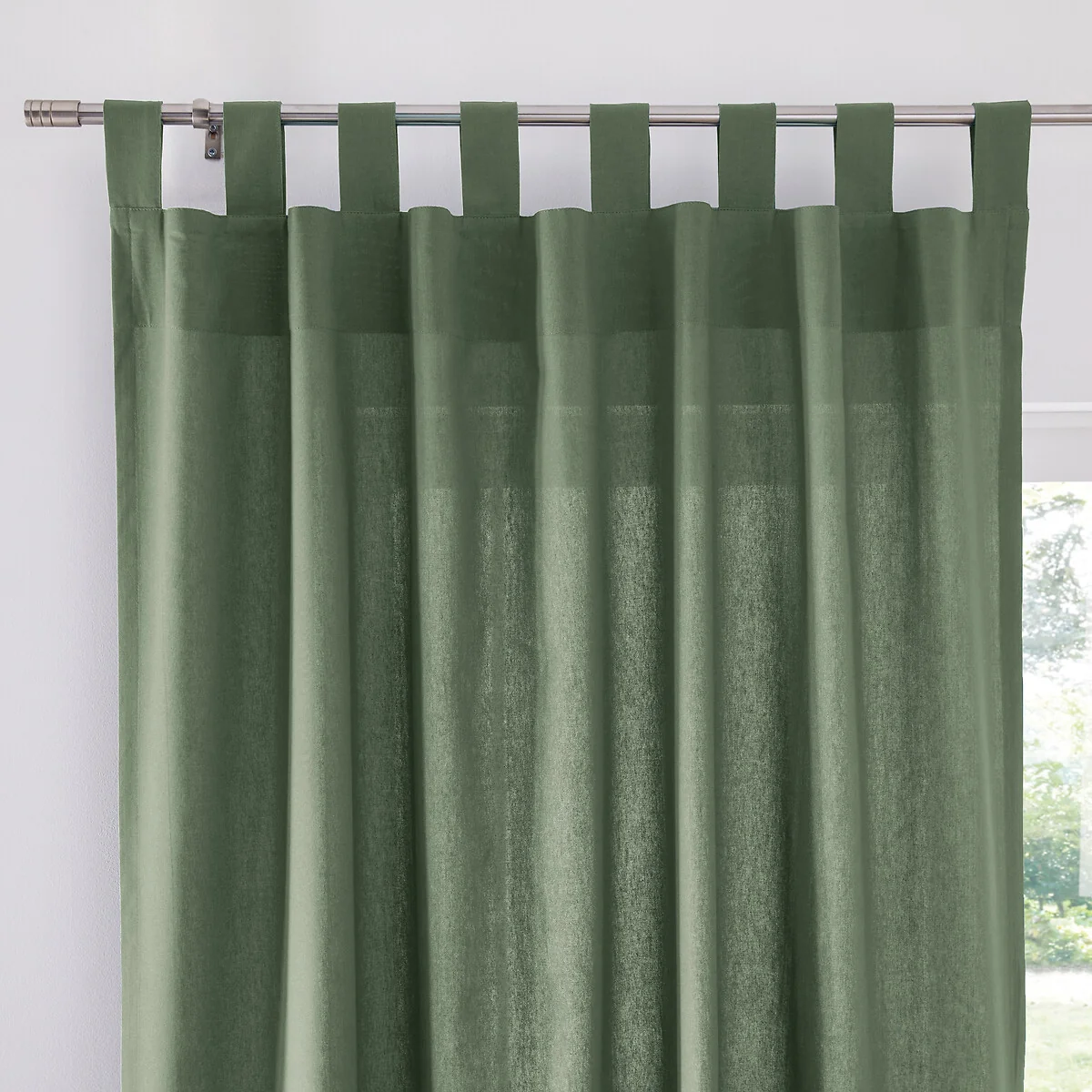 Scenario Cotton Curtain with Tab Top – image 1