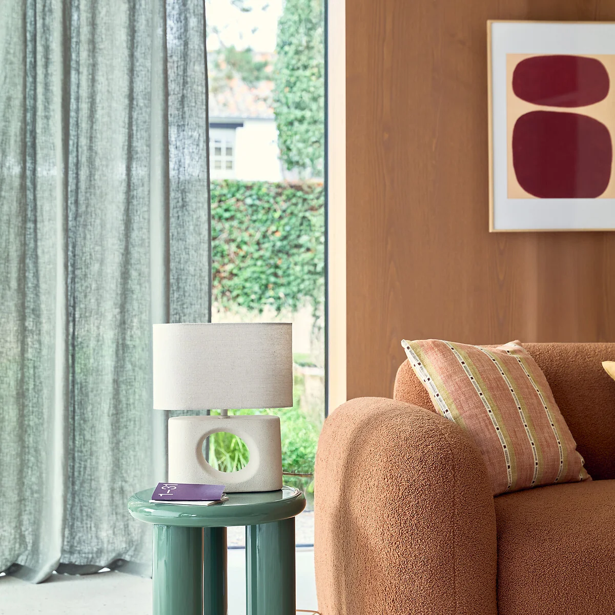 Elba Hidden Tab Linen Curtain – image 2