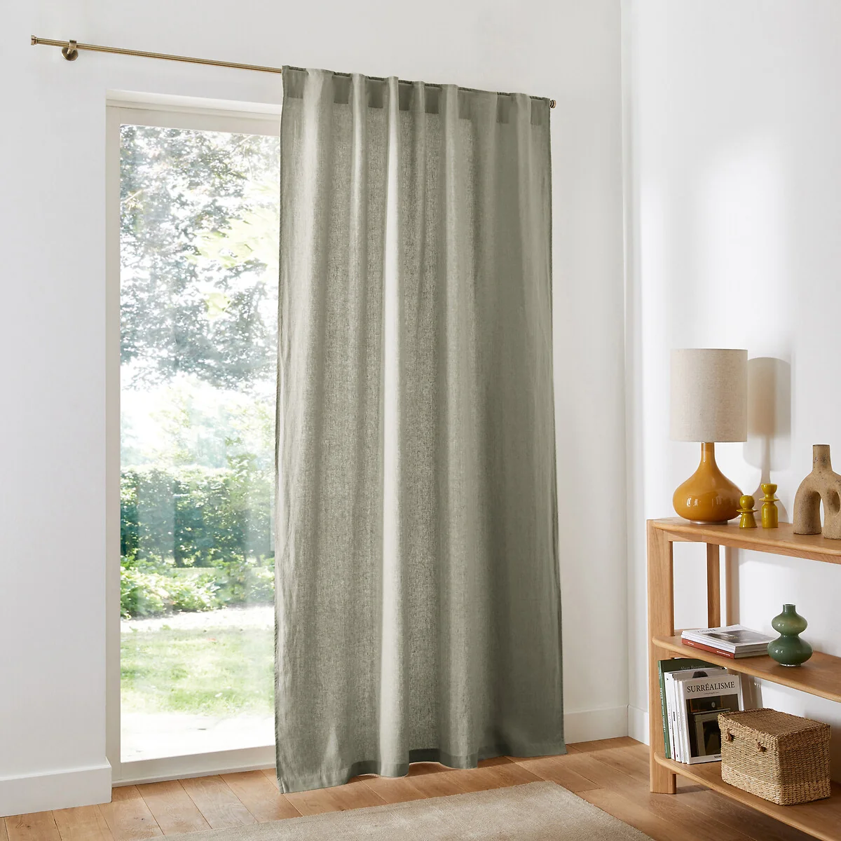 Elba Hidden Tab Linen Curtain – image 3
