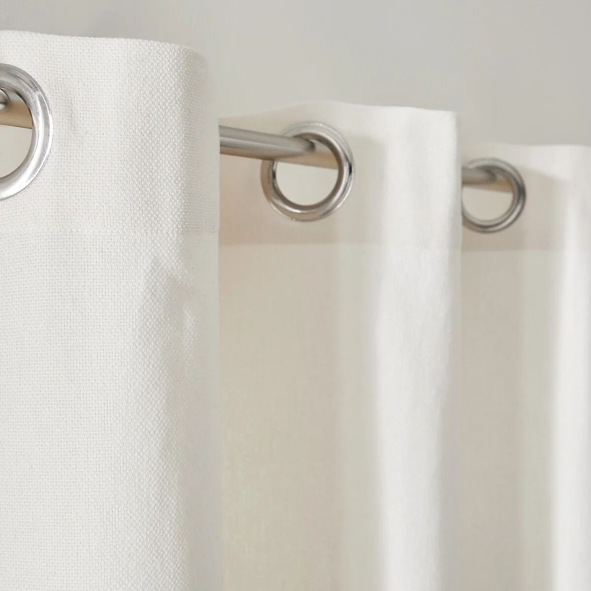 Panama Plain Single Cotton Curtain with Eyelets – image 6