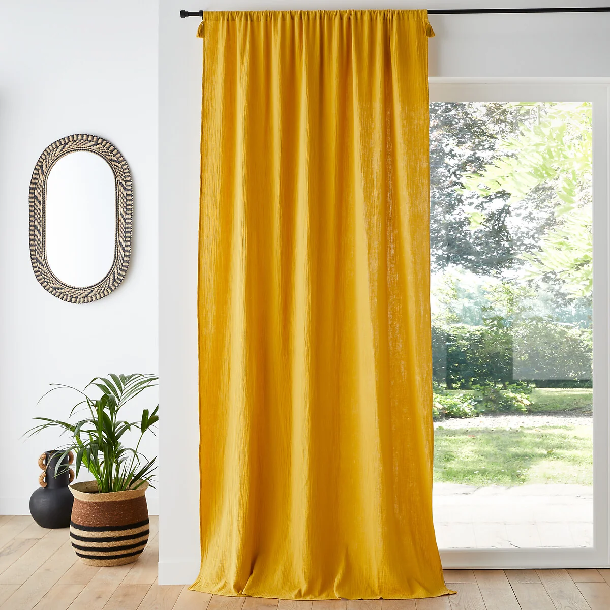 Kumla Cotton Muslin Single Curtain – image 1