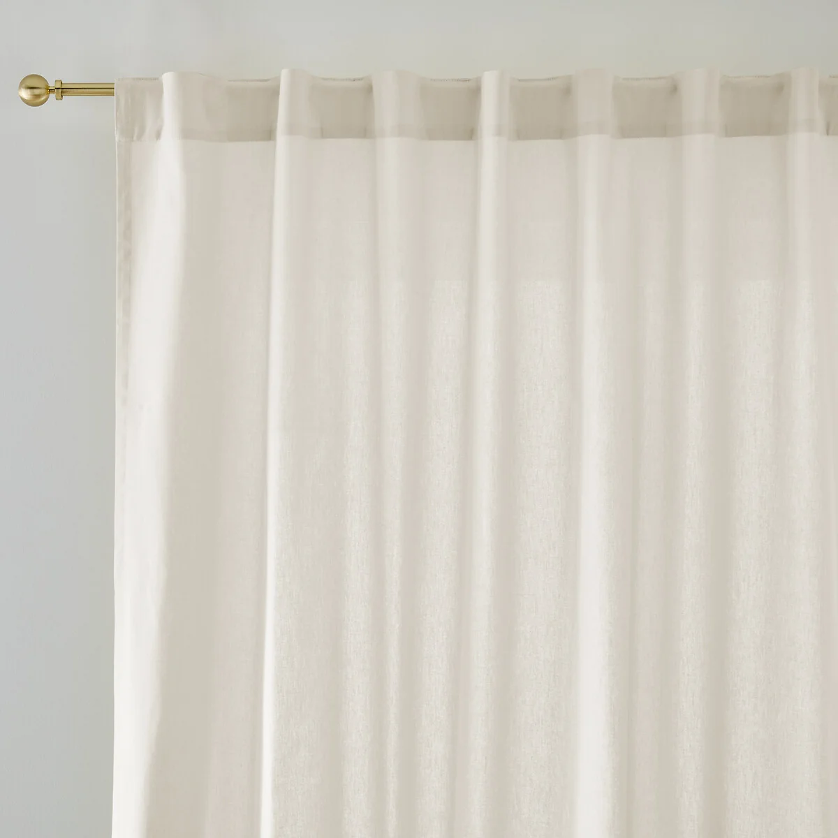Scenario Single Cotton Curtain with Concealed Tabs – image 2