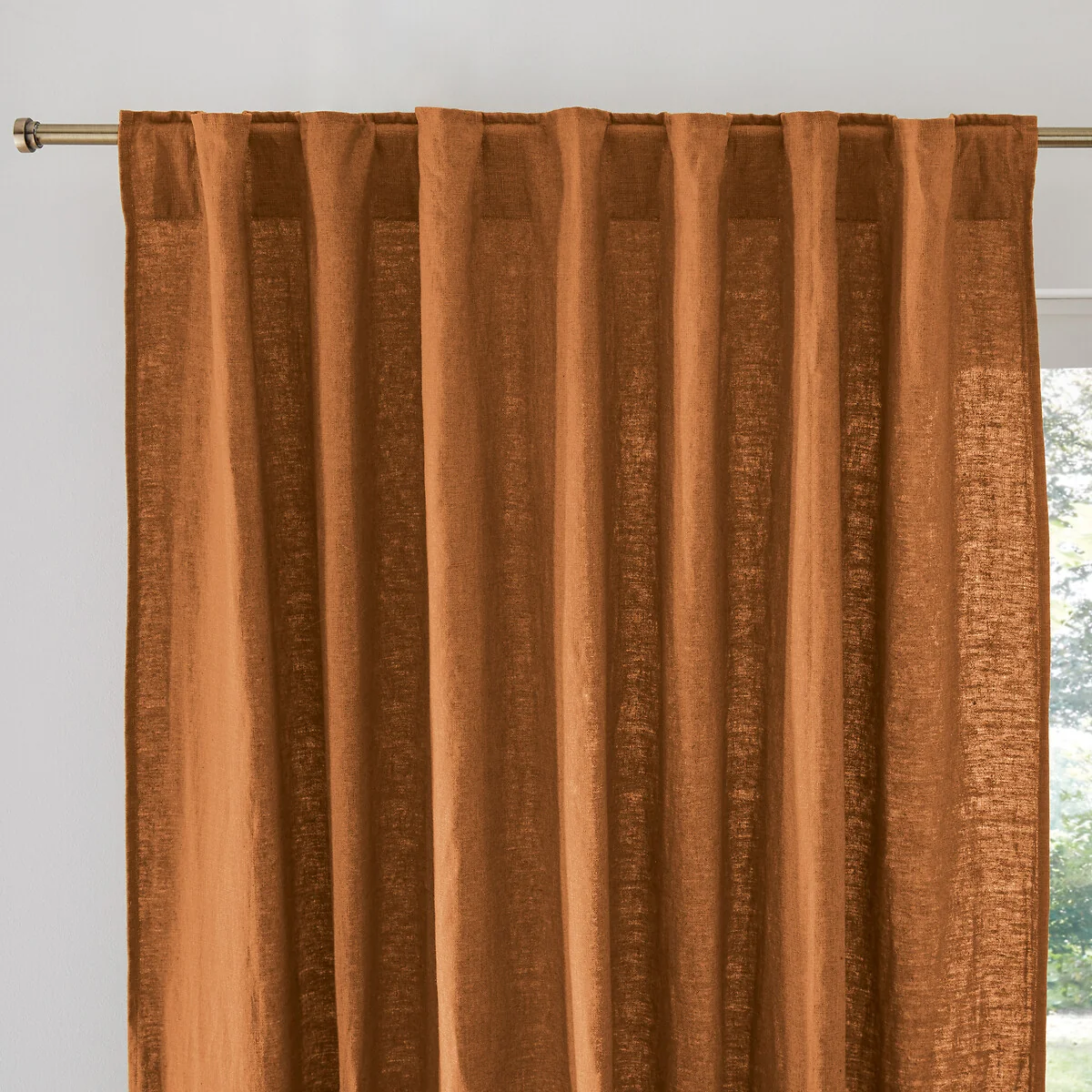 Elba Hidden Tab Linen Curtain – image 1