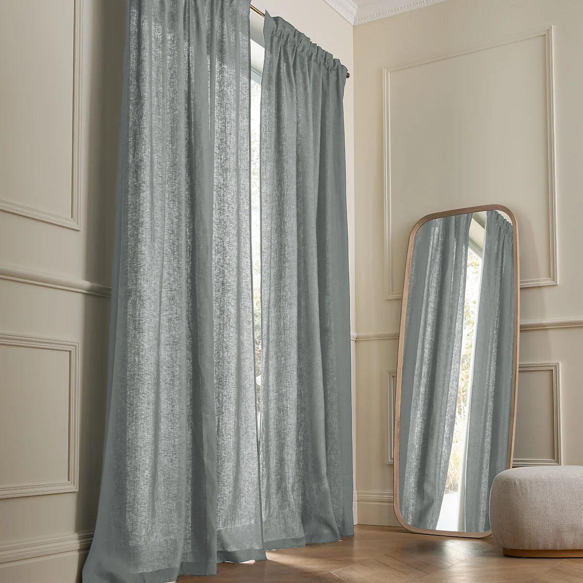 Private Washed Linen Curtain – image 1