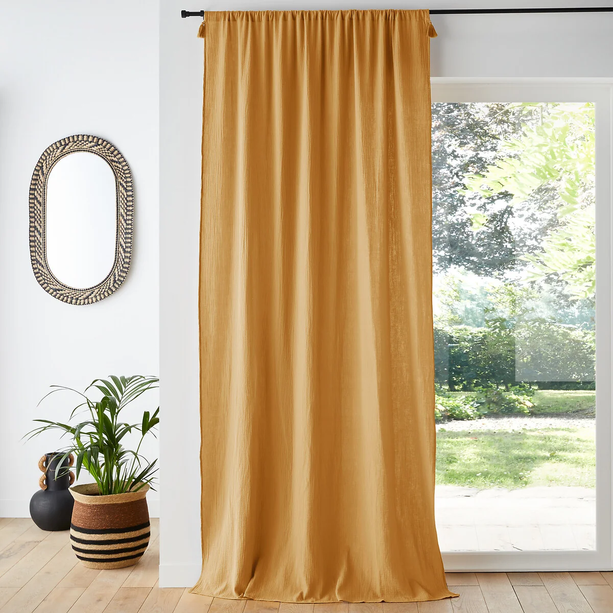 Kumla Cotton Muslin Single Curtain – image 1