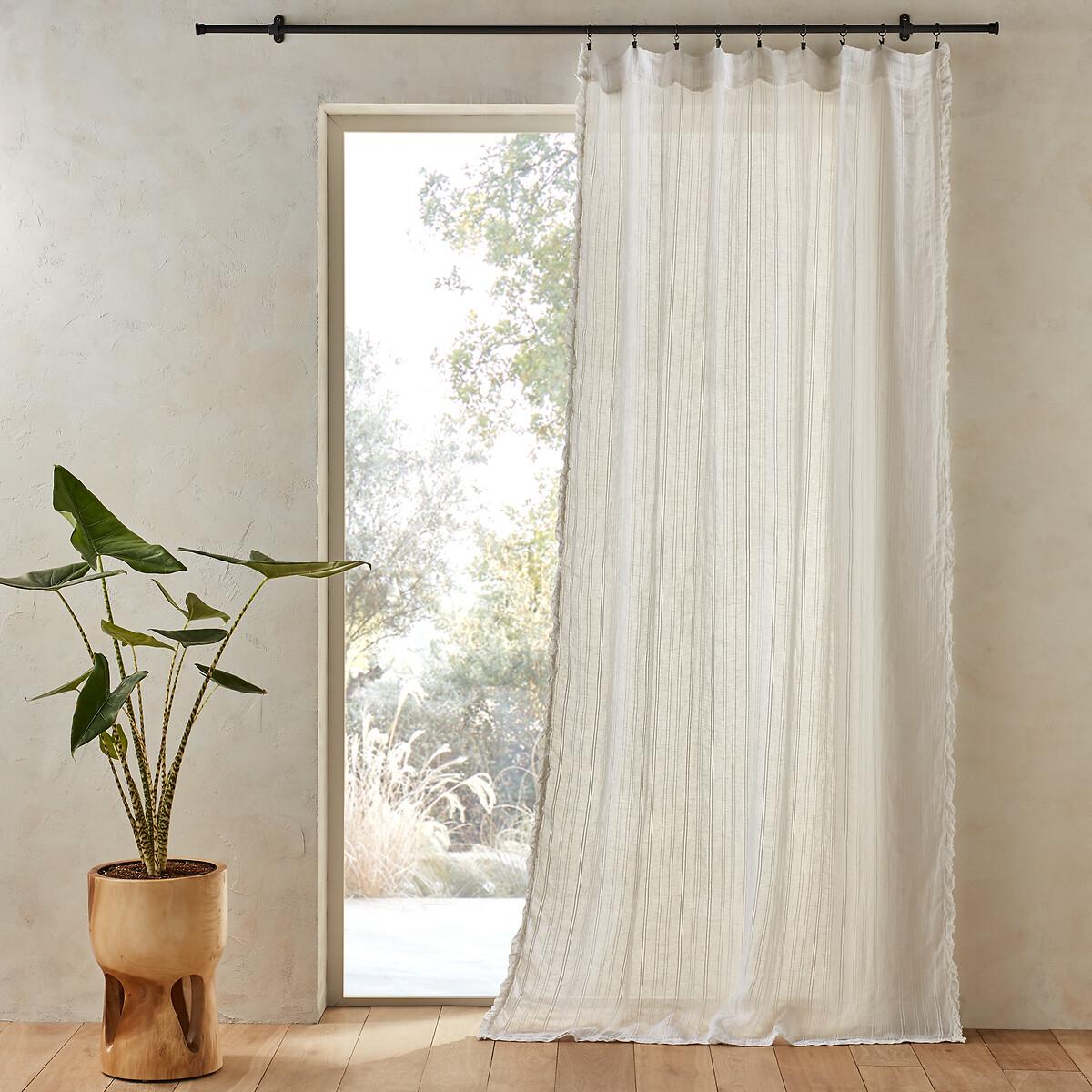 Plumaka Linen Mix Voile Curtain Panel – image 3