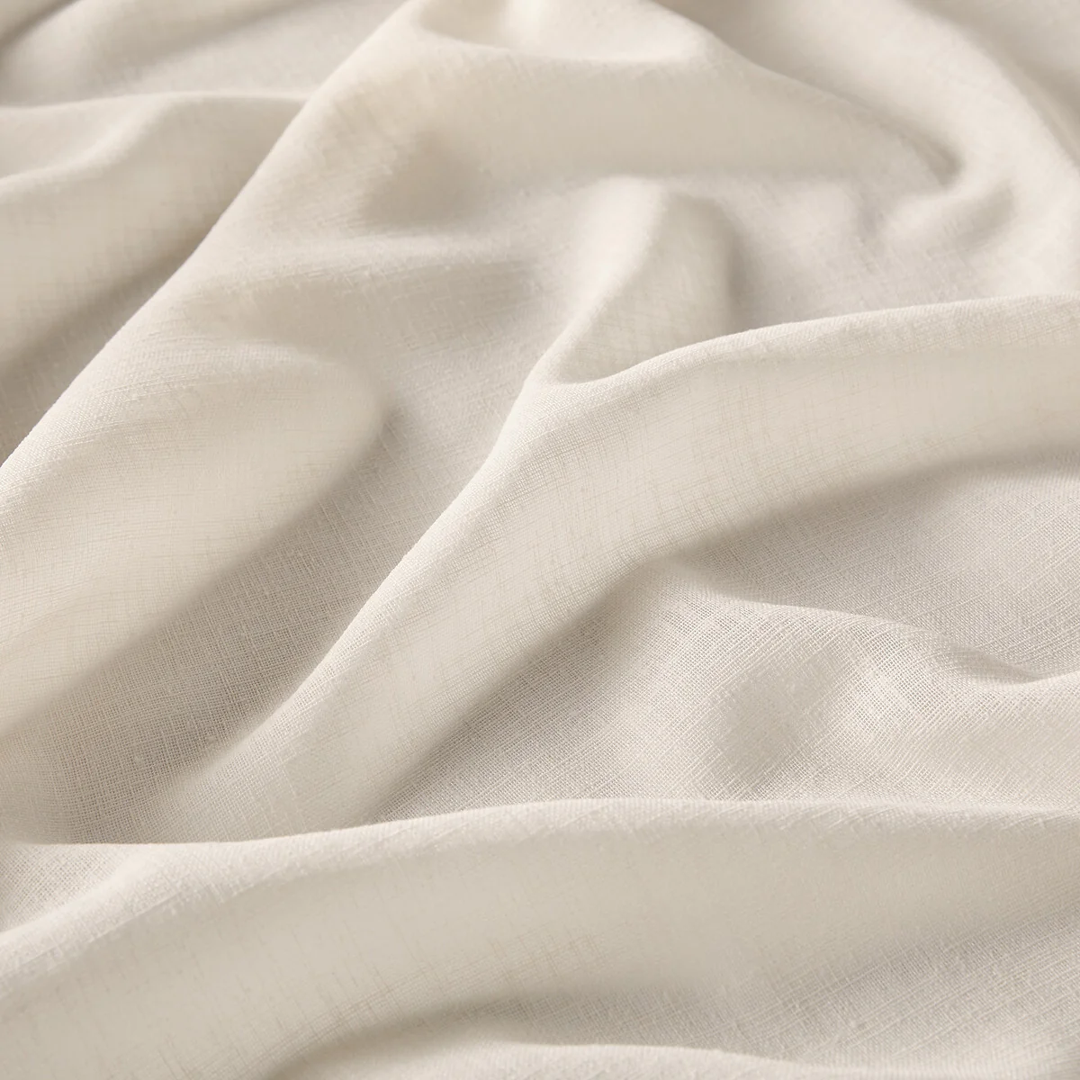 Nyong Gathered Braid Linen Effect Sheer Curtain – image 5