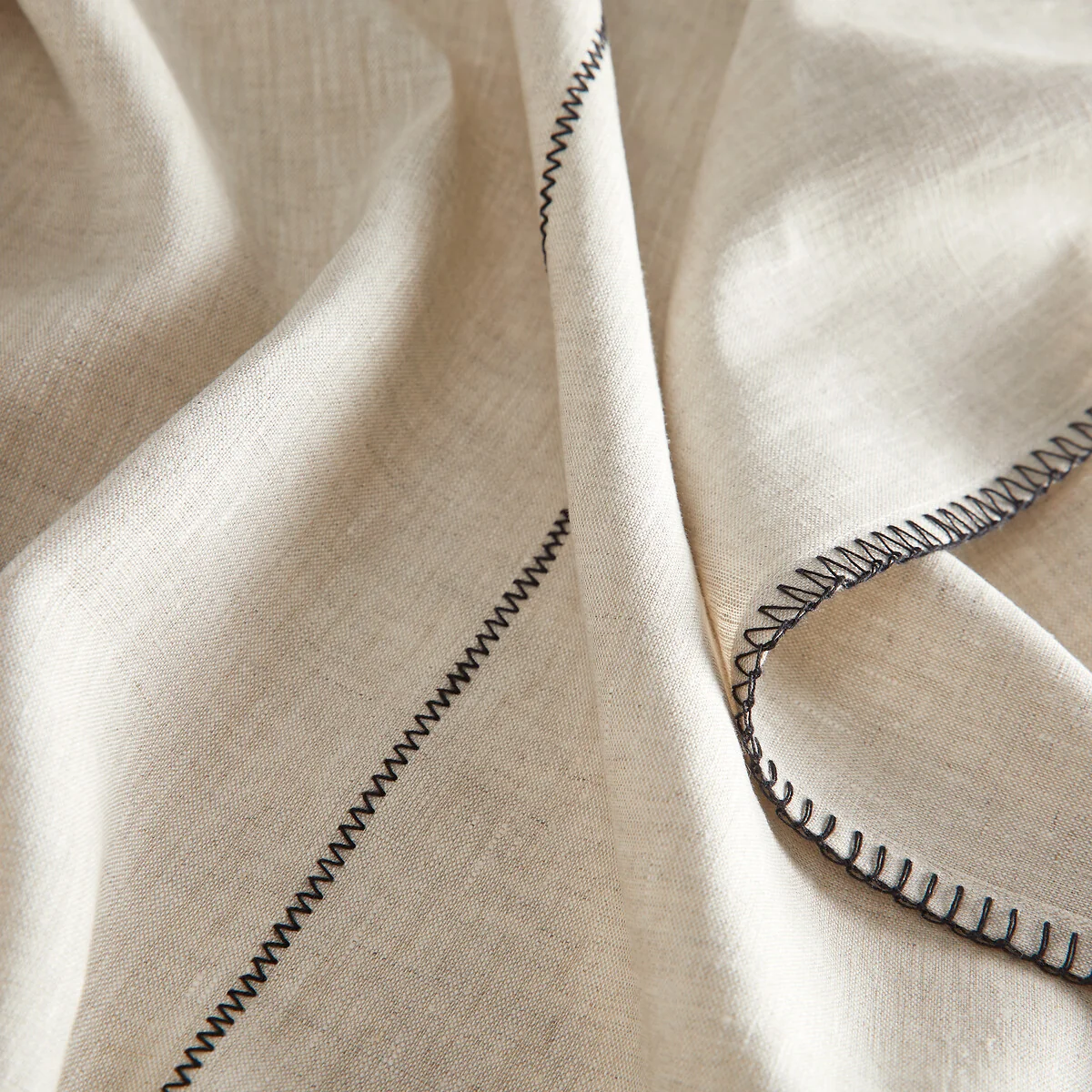Tojos 100% Washed Linen Hidden Tab Curtain – image 4