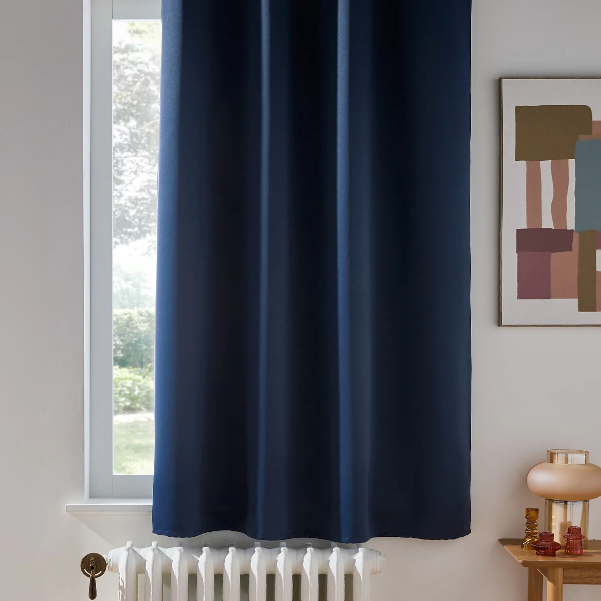 Voda Blackout Radiator Curtain with Eyelets – image 1