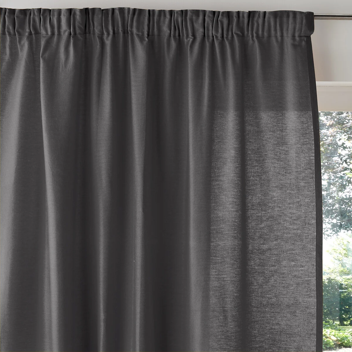 Scenario Cotton Curtain with Gathered Header – image 2