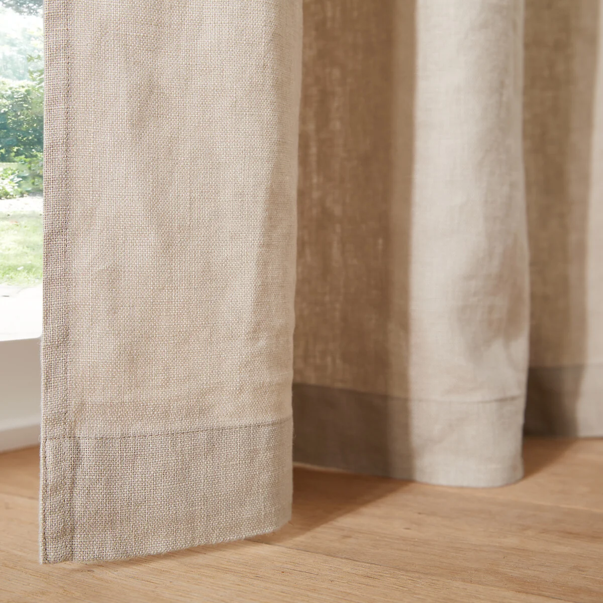 Elba Linen Curtain with Eyelets – image 5