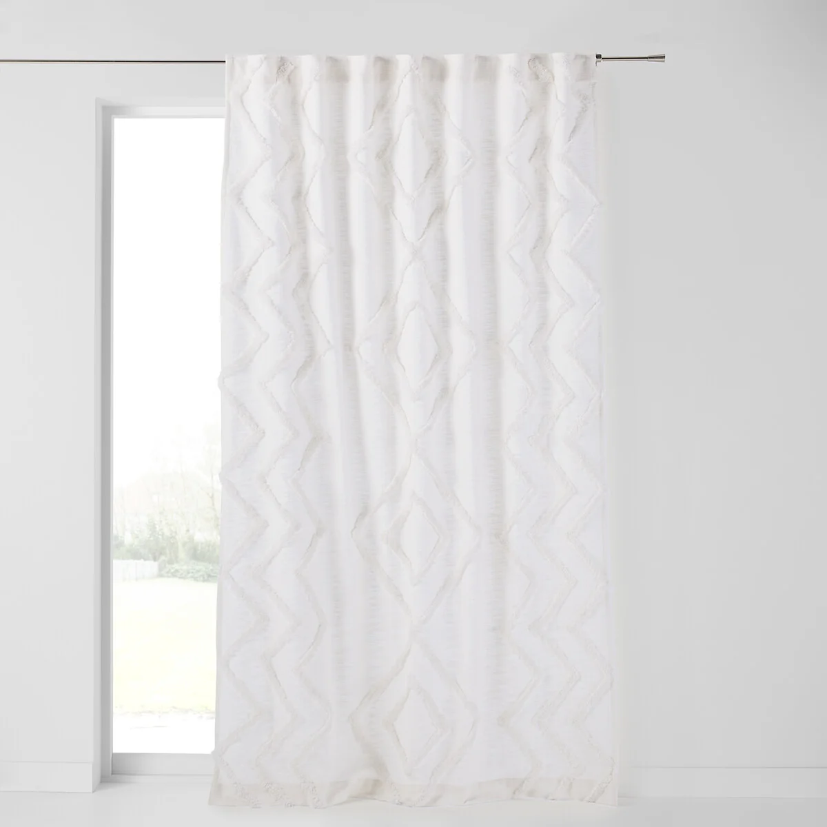 Assa Tufted Hidden Hook Cotton Curtain – image 1