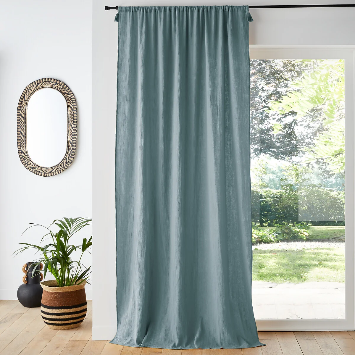 Kumla Cotton Muslin Single Curtain – image 1