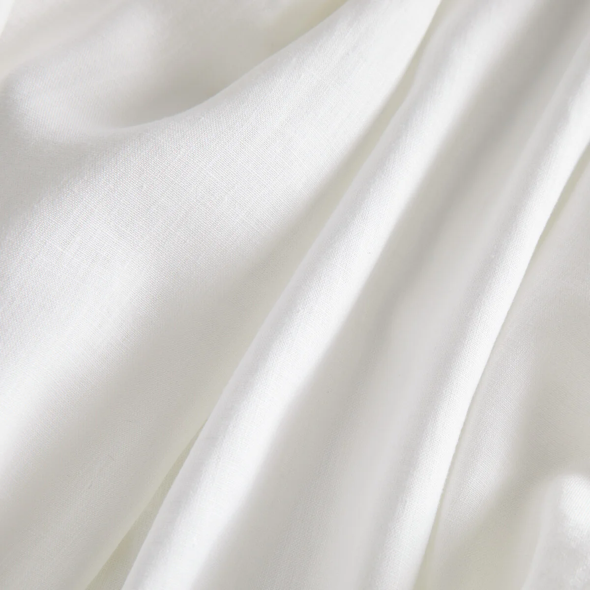 Private 100% Washed Linen Curtain with Rings – image 5