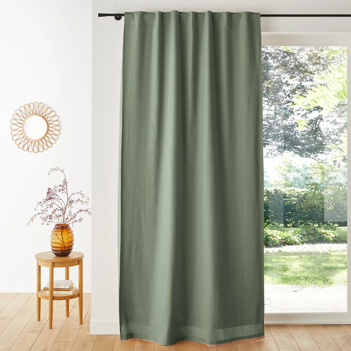 Lincot Linen & Cotton Hidden Tab Blackout Curtain – image 1