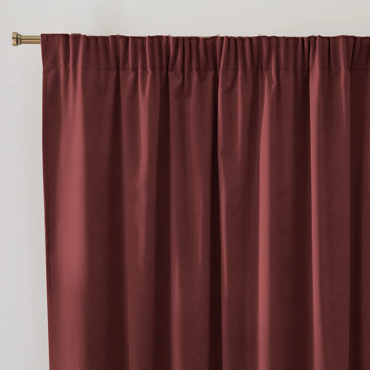 Velvet Gathered Braid Velvet Curtain – image 2