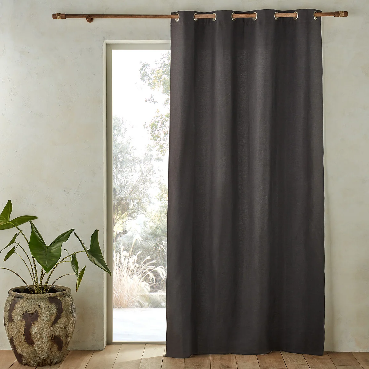 Colin Cotton Lined Linen Curtain – image 1