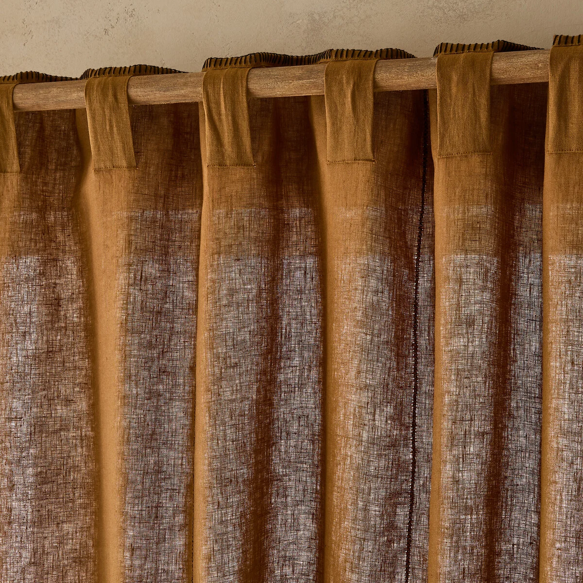 Tojos 100% Washed Linen Hidden Tab Curtain – image 3