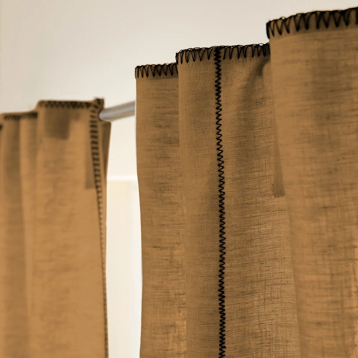 Tojos 100% Washed Linen Hidden Tab Curtain – image 4