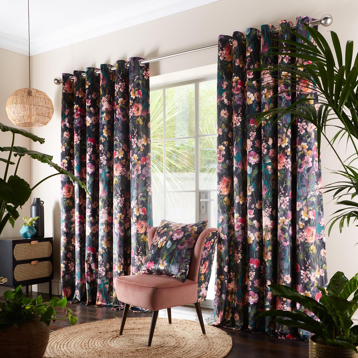 Meadow Antique Eyelet Lined Ready Made Curtains – image 2