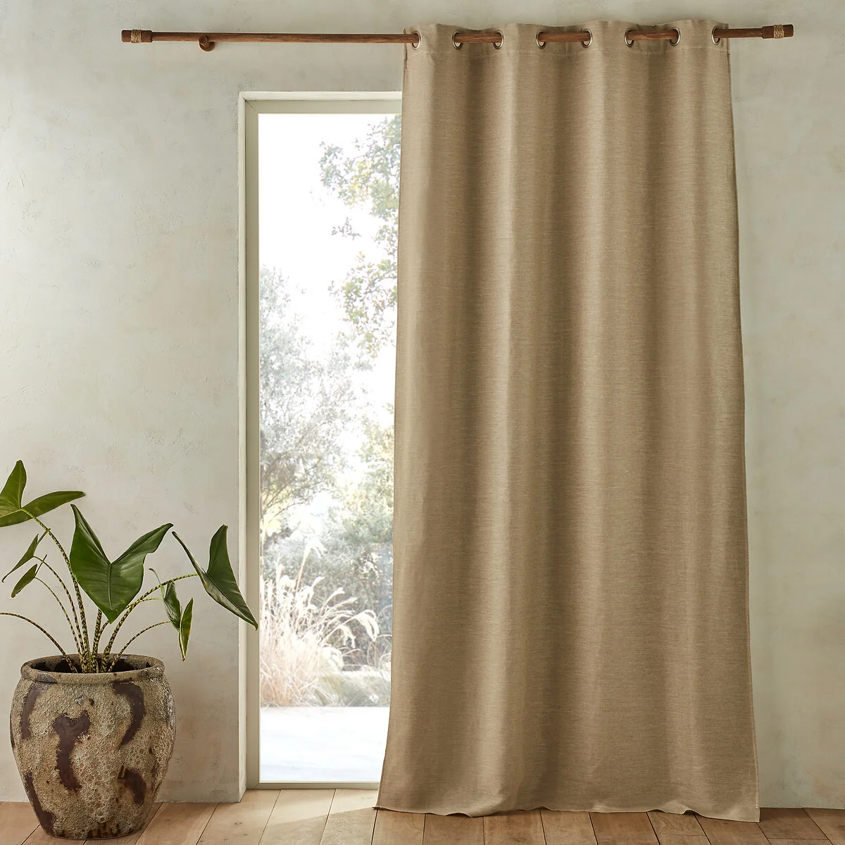 Colin Grommet Blackout 100% Linen Curtain – image 1