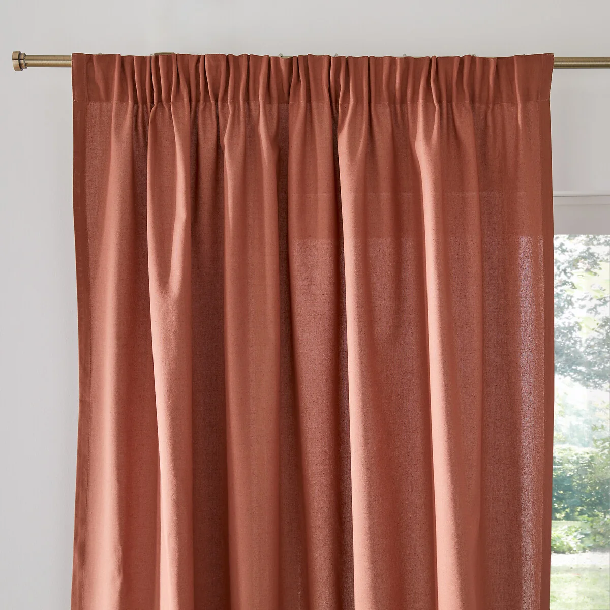 Scenario Cotton Curtain with Gathered Header – image 2