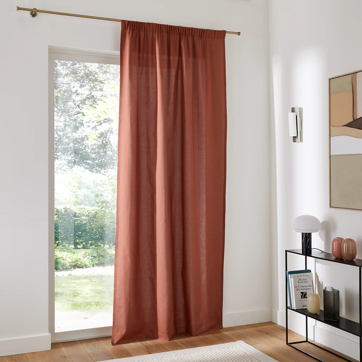 Scenario Cotton Curtain with Gathered Header – image 3