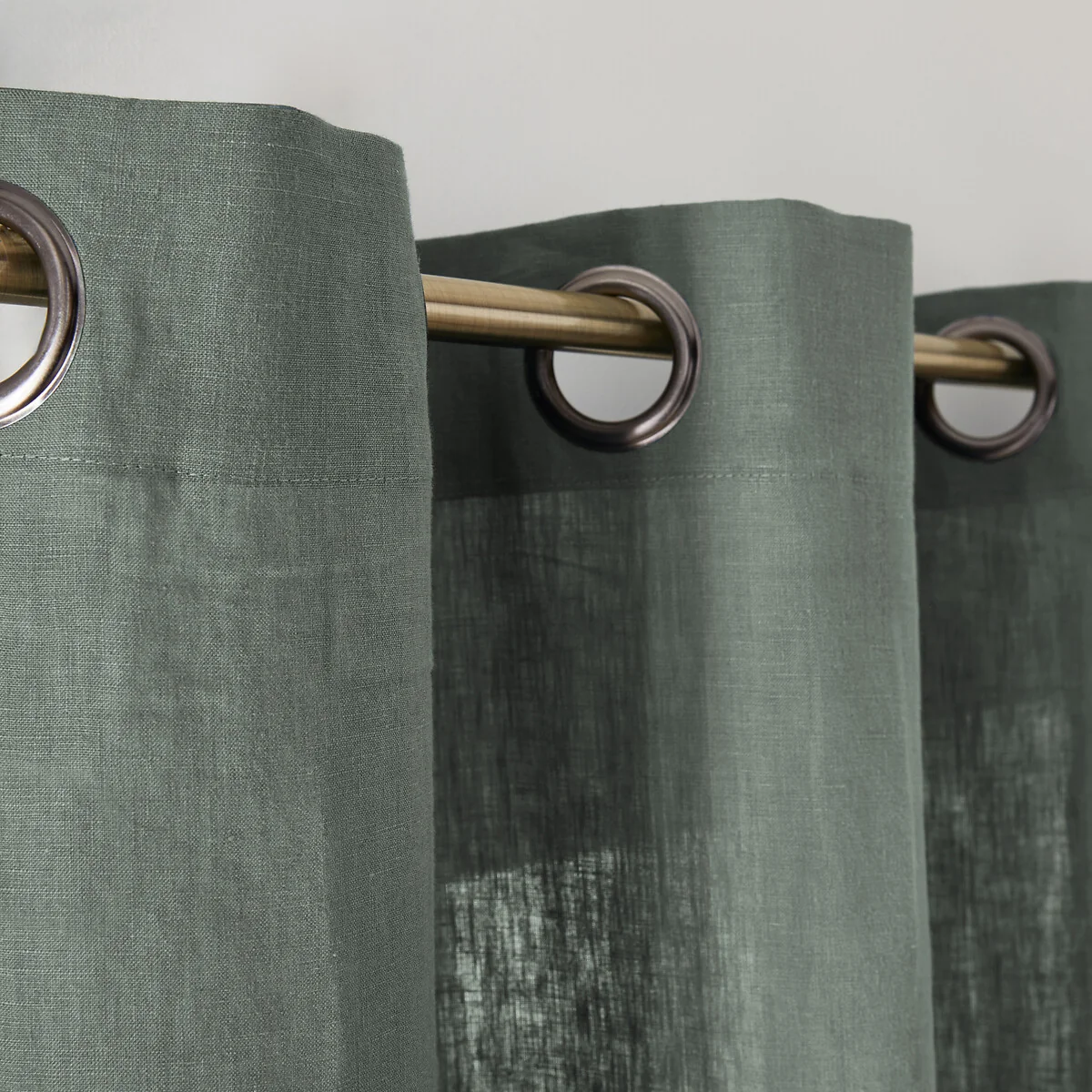 Onega 100% Washed Linen Curtain with Eyelets – image 6