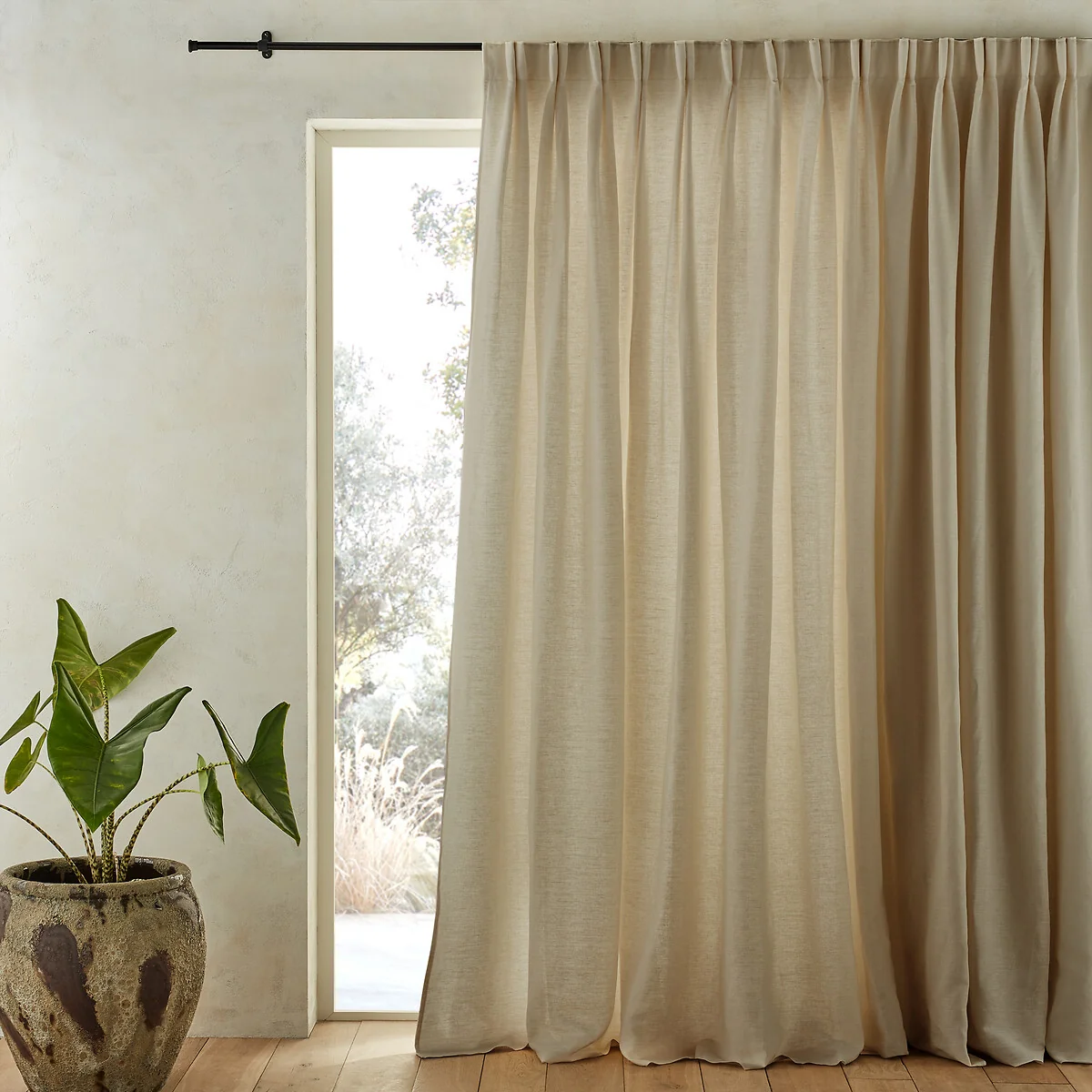 Colin Lined Linen Curtain – image 1