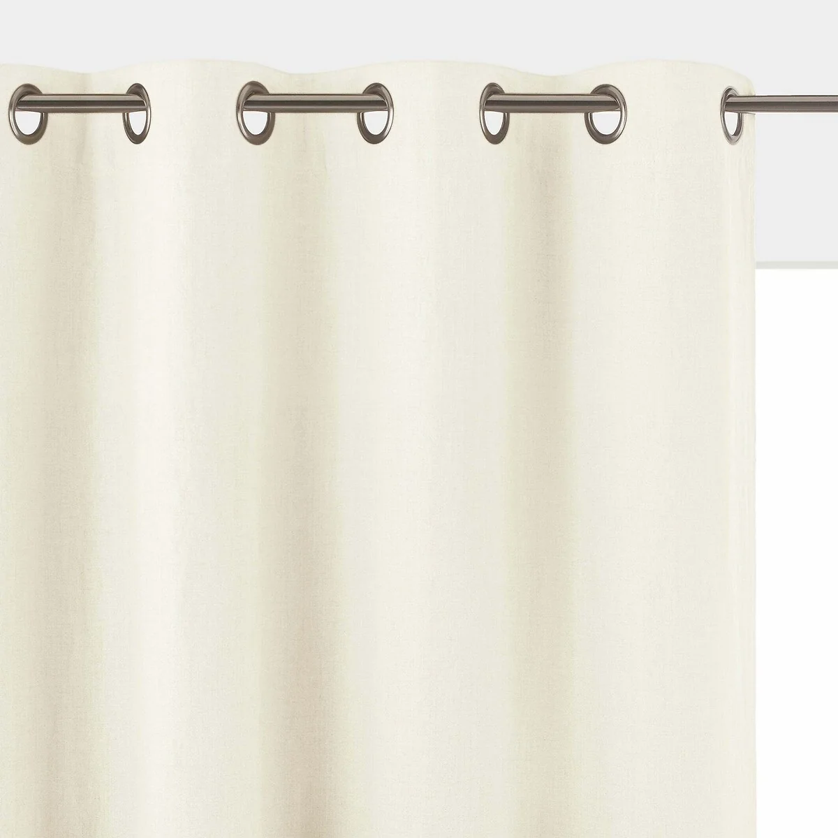 Onega 100% Washed Linen Eyelet Blackout Radiator Curtain – image 2