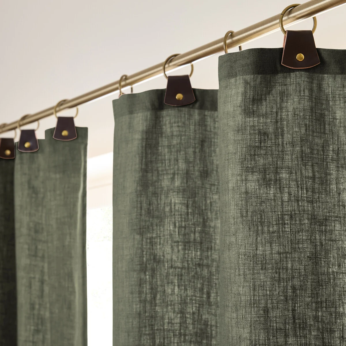 Private Lined Washed Linen Curtain – image 4