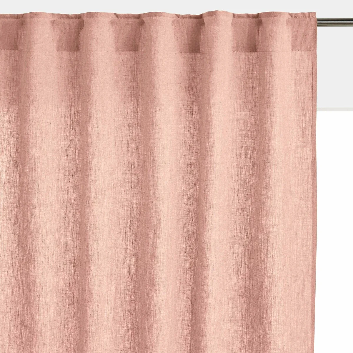 Onega Washed Linen Radiator Curtain with Hidden Fixings – image 1