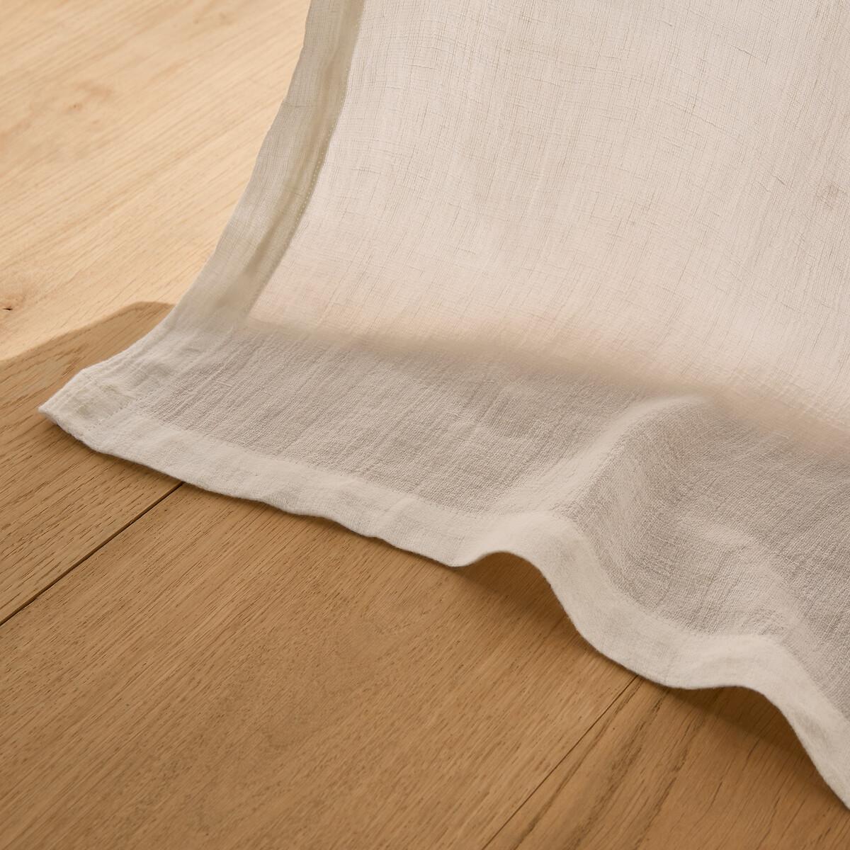 Siobane Embroidered Linen & Lyocell Voile Curtain – image 3