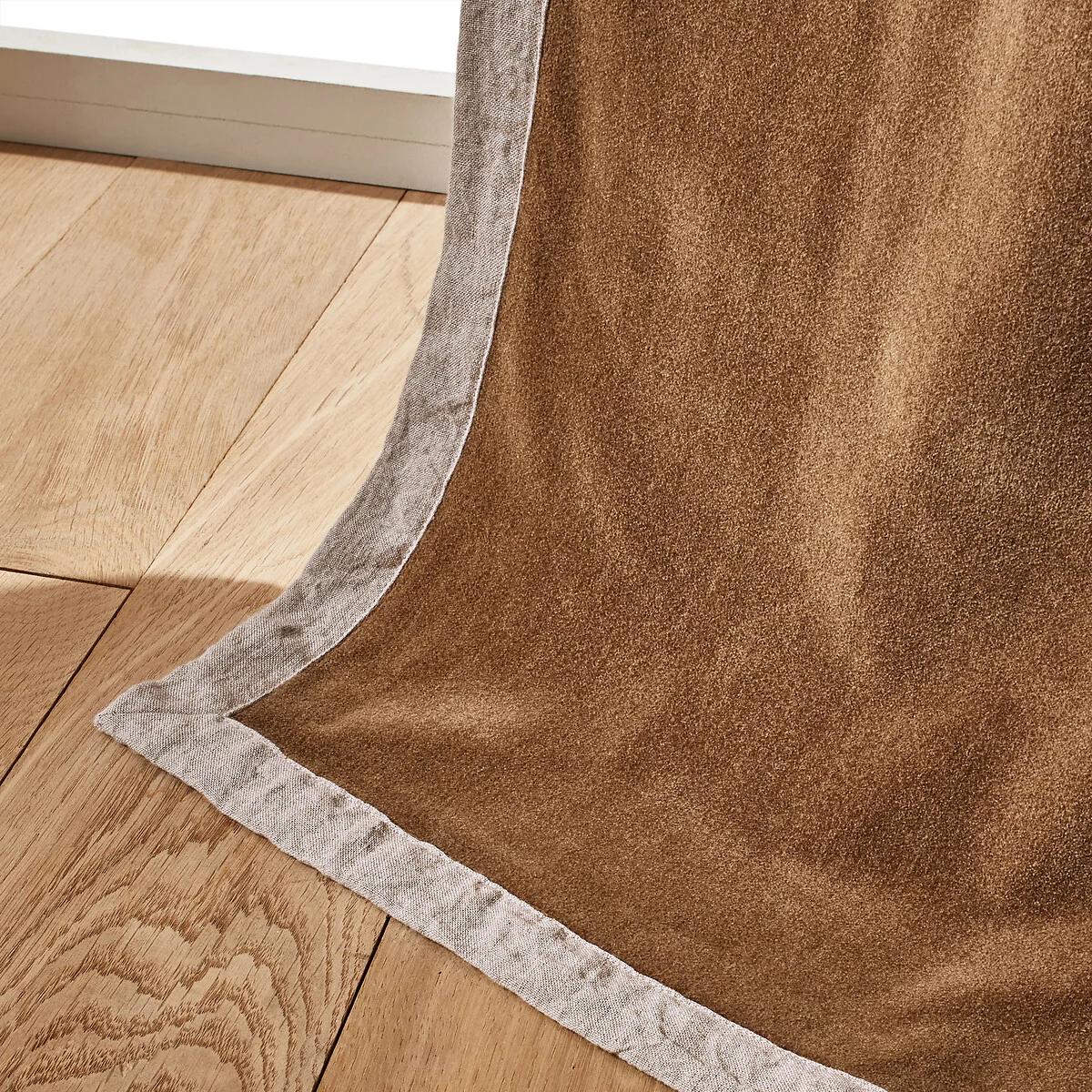 Venita Cotton Velvet & Linen Curtain – image 4