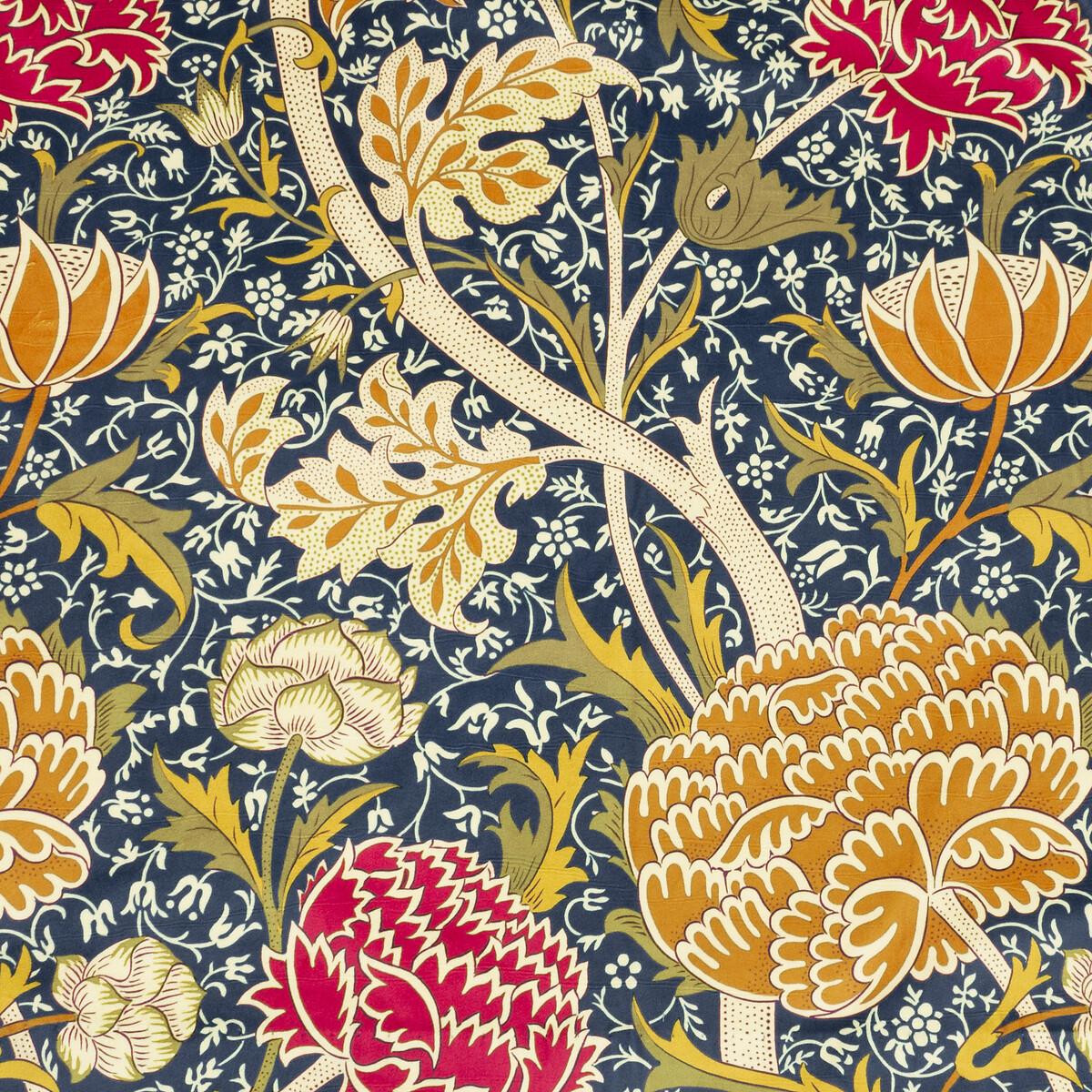 Cray Floral Chenille Pencil Pleat Curtains – image 7