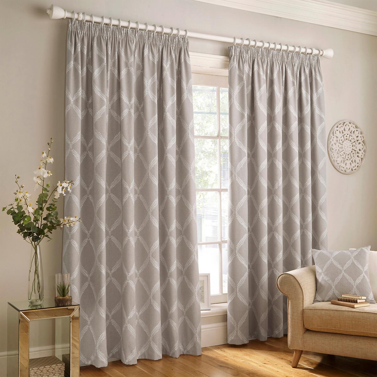 Olivia Print Pencil Pleat Curtains – image 2