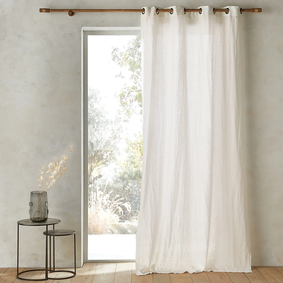 Romane 100% Washed Linen Curtain – image 1