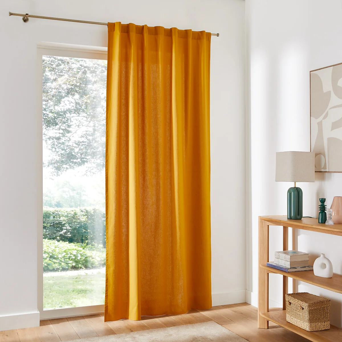 Scenario Hidden Tab Cotton Curtain – image 3