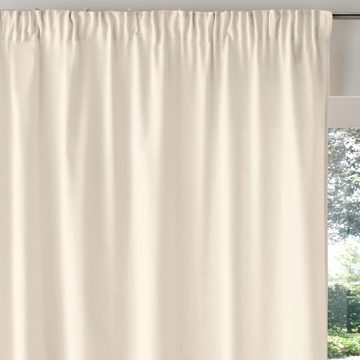 Scenario Cotton Curtain with Gathered Header – image 3