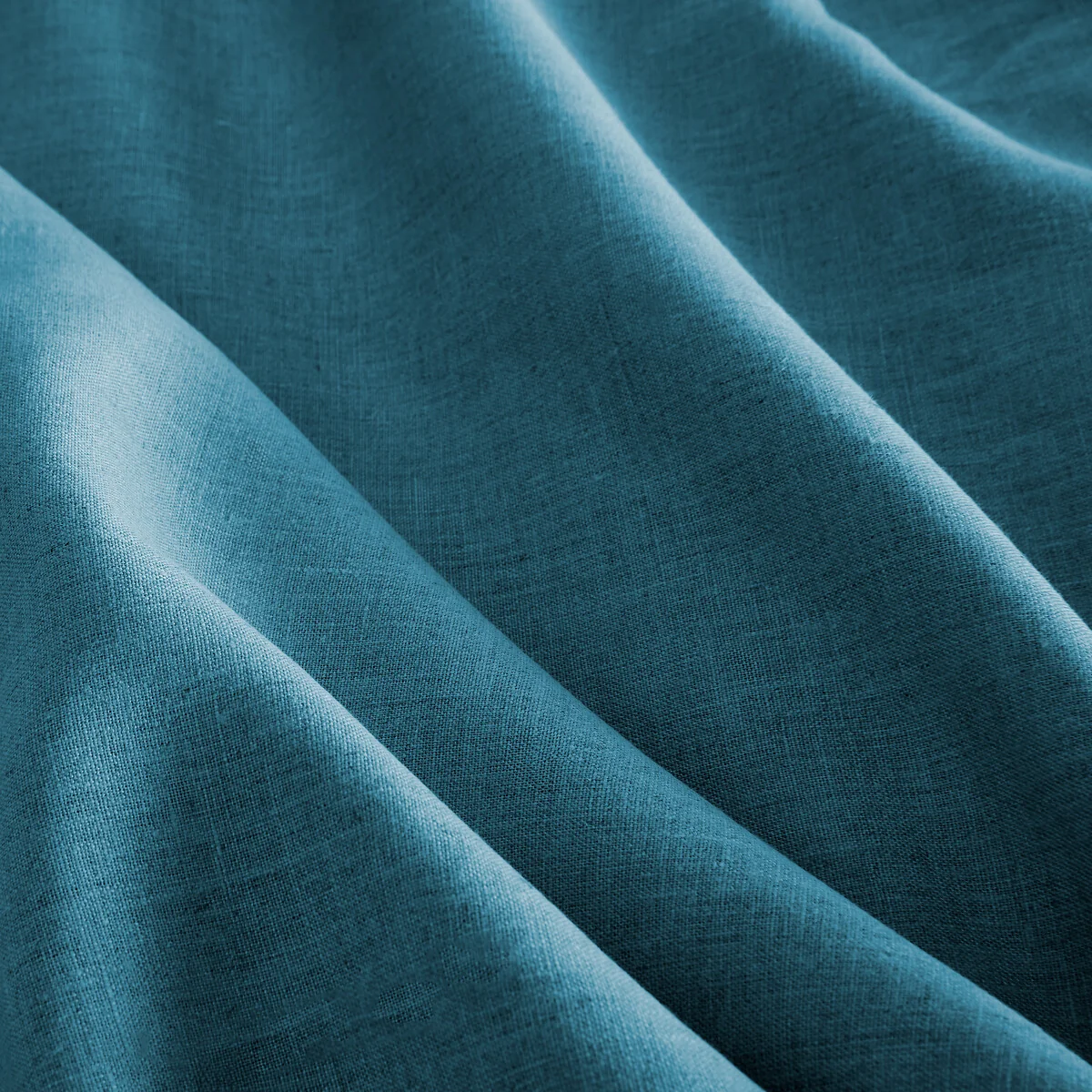 Private Washed Linen Curtain with Leather Tab Top Header – image 4