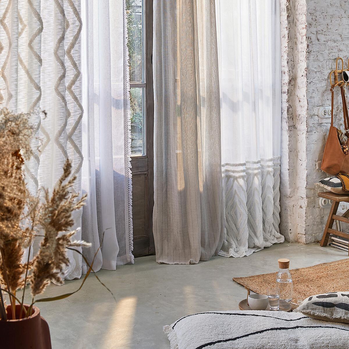 Assav Tufted Polycotton Voile Curtain – image 5