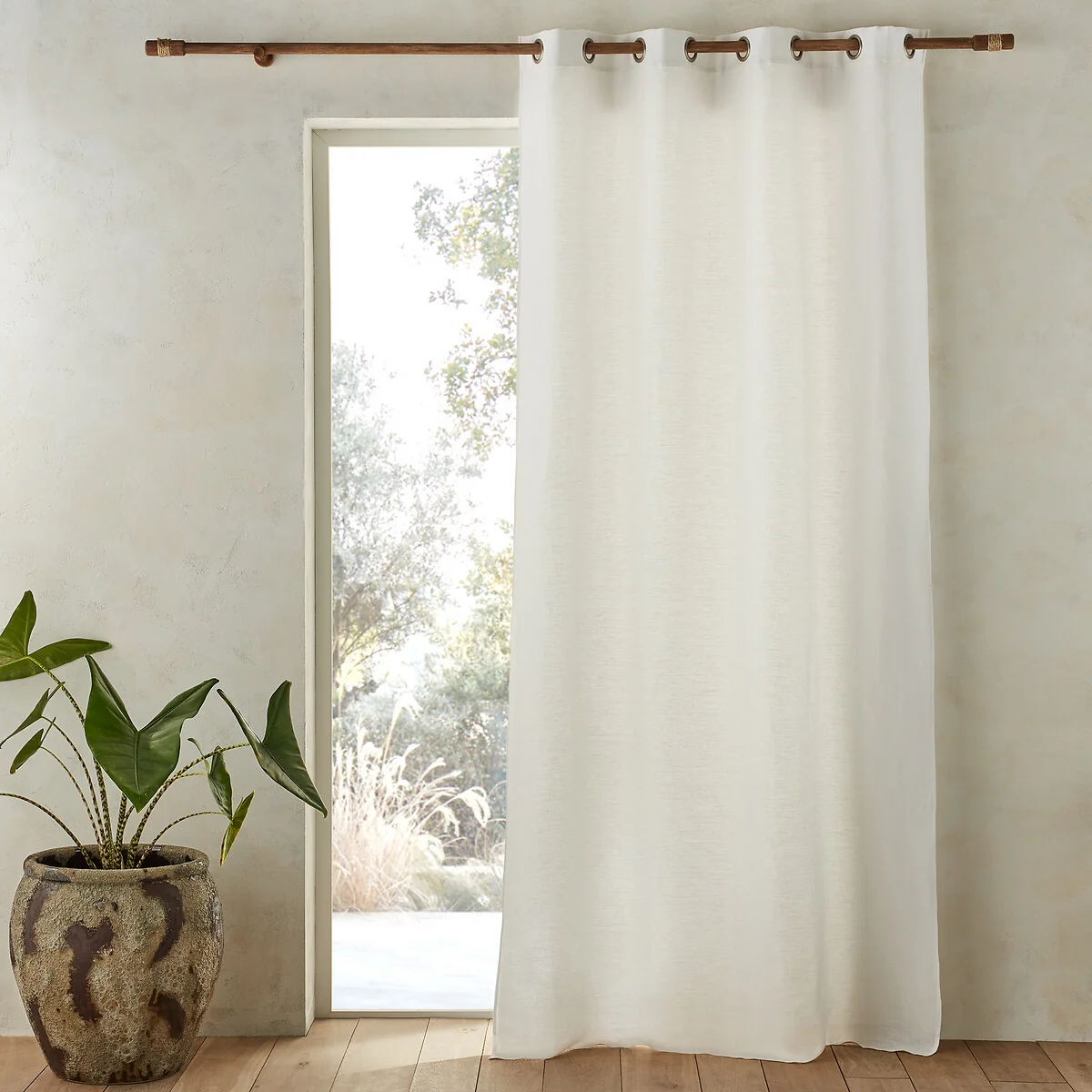 Colin Cotton Lined Linen Curtain – image 1