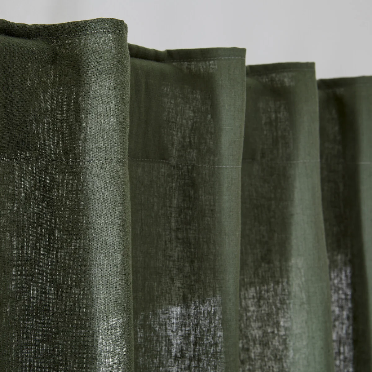 Onega Washed Linen Single Curtain with Concealed Tabs – image 6