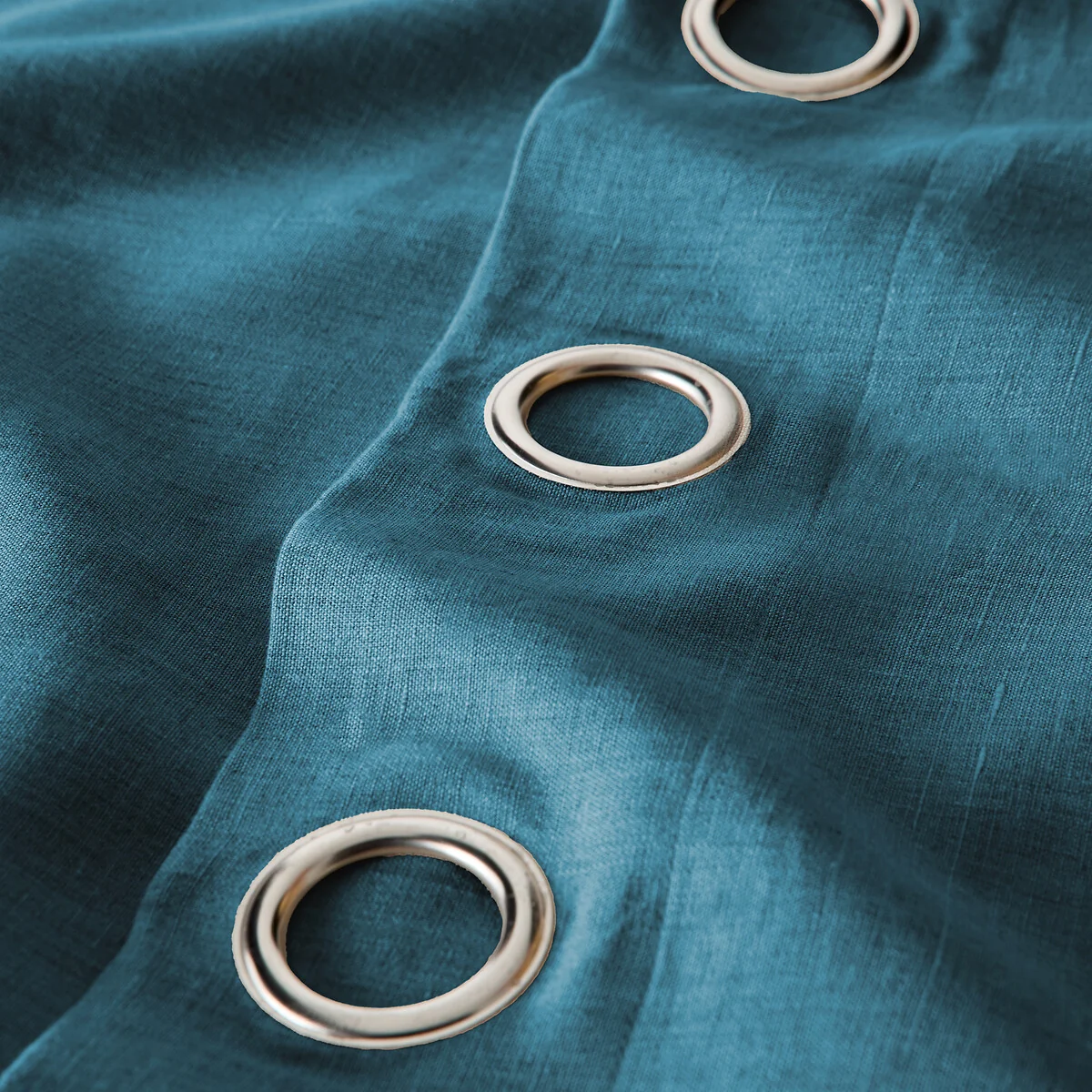 Private Washed Linen Curtain with Eyelet Header – image 5