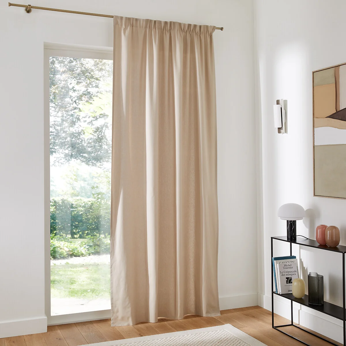 Scenario Cotton Curtain with Gathered Header – image 3