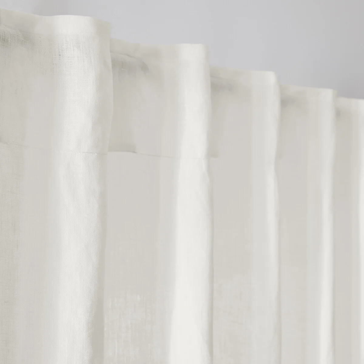 Onega Washed Linen Single Curtain with Concealed Tabs – image 6