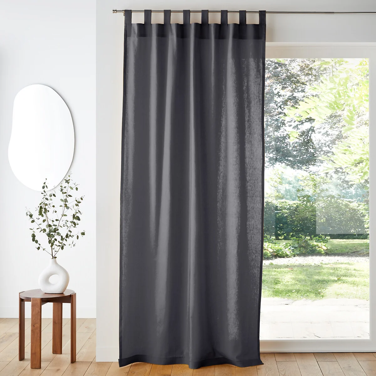 Scenario Cotton Tab Top Curtain Panel – image 1