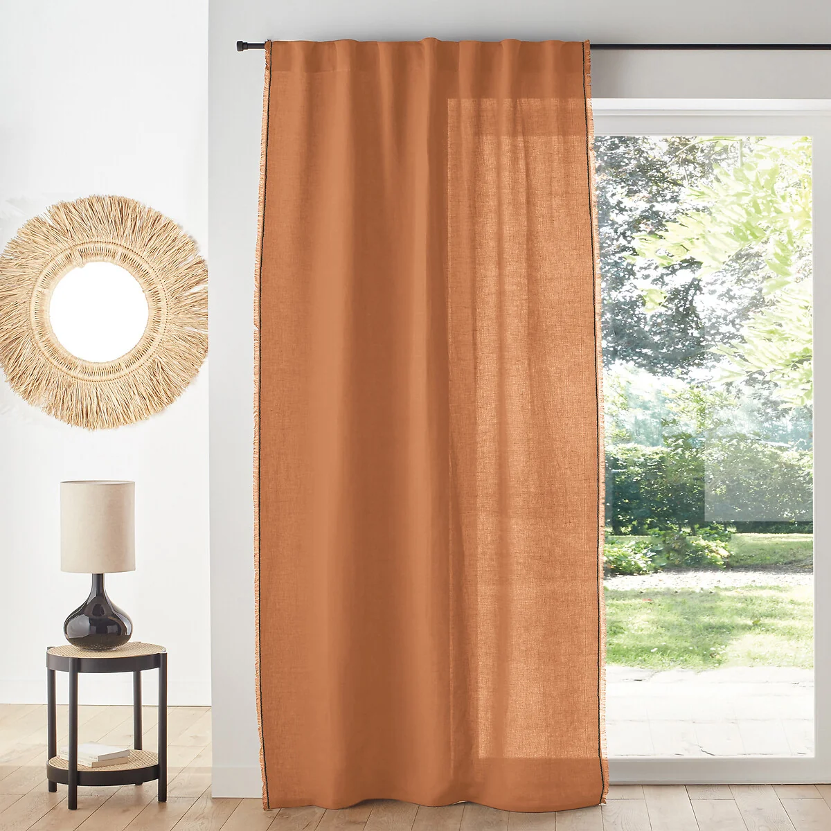 Menorca Cotton & Linen Curtain with Hidden Tabs – image 1