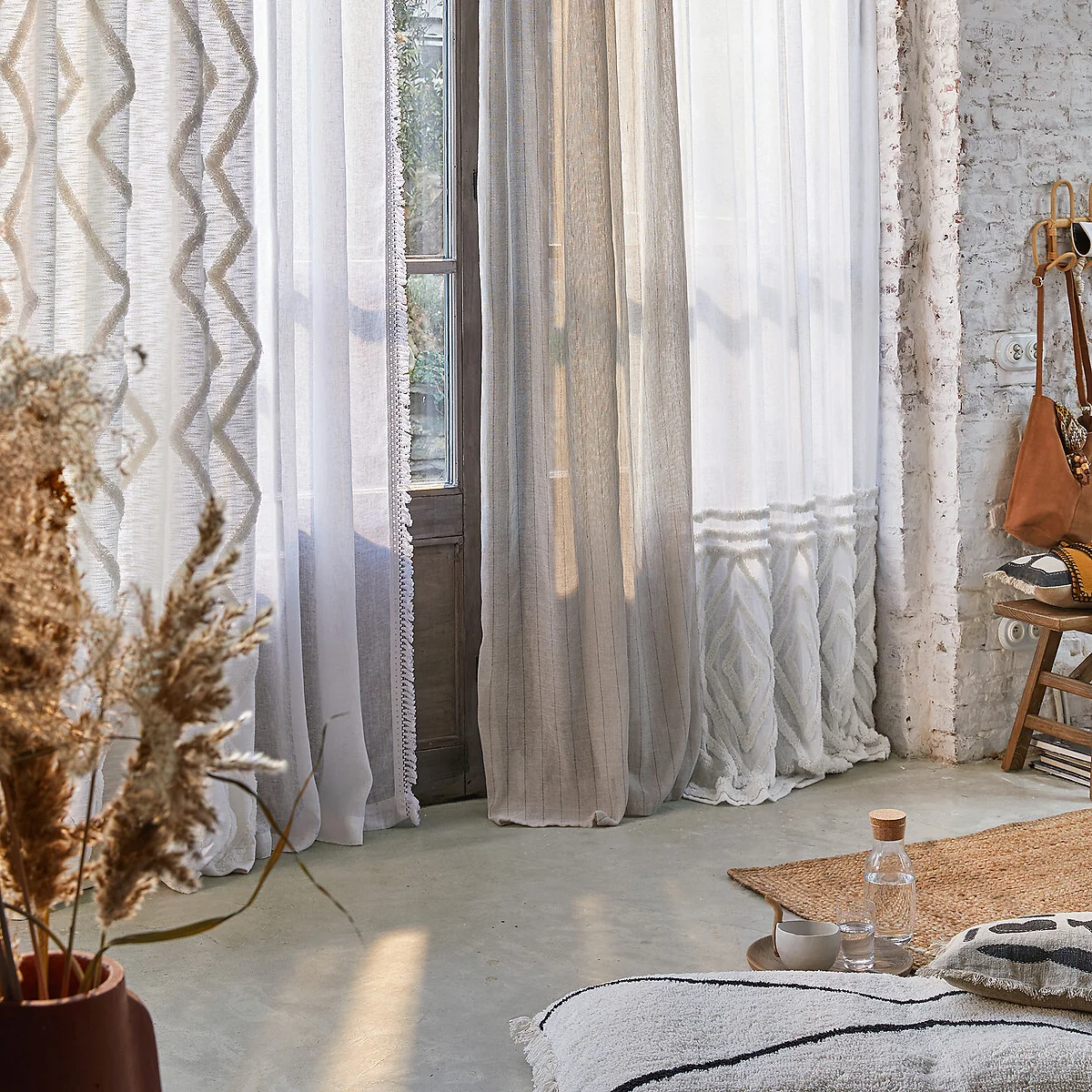 Assa Tufted Hidden Hook Cotton Curtain – image 5