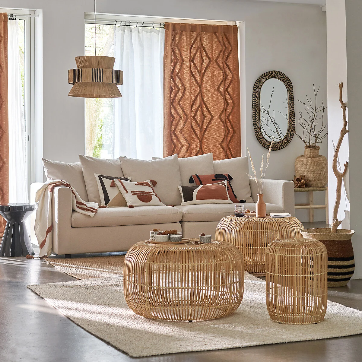 Assa Tufted Hidden Hook Cotton Curtain – image 6